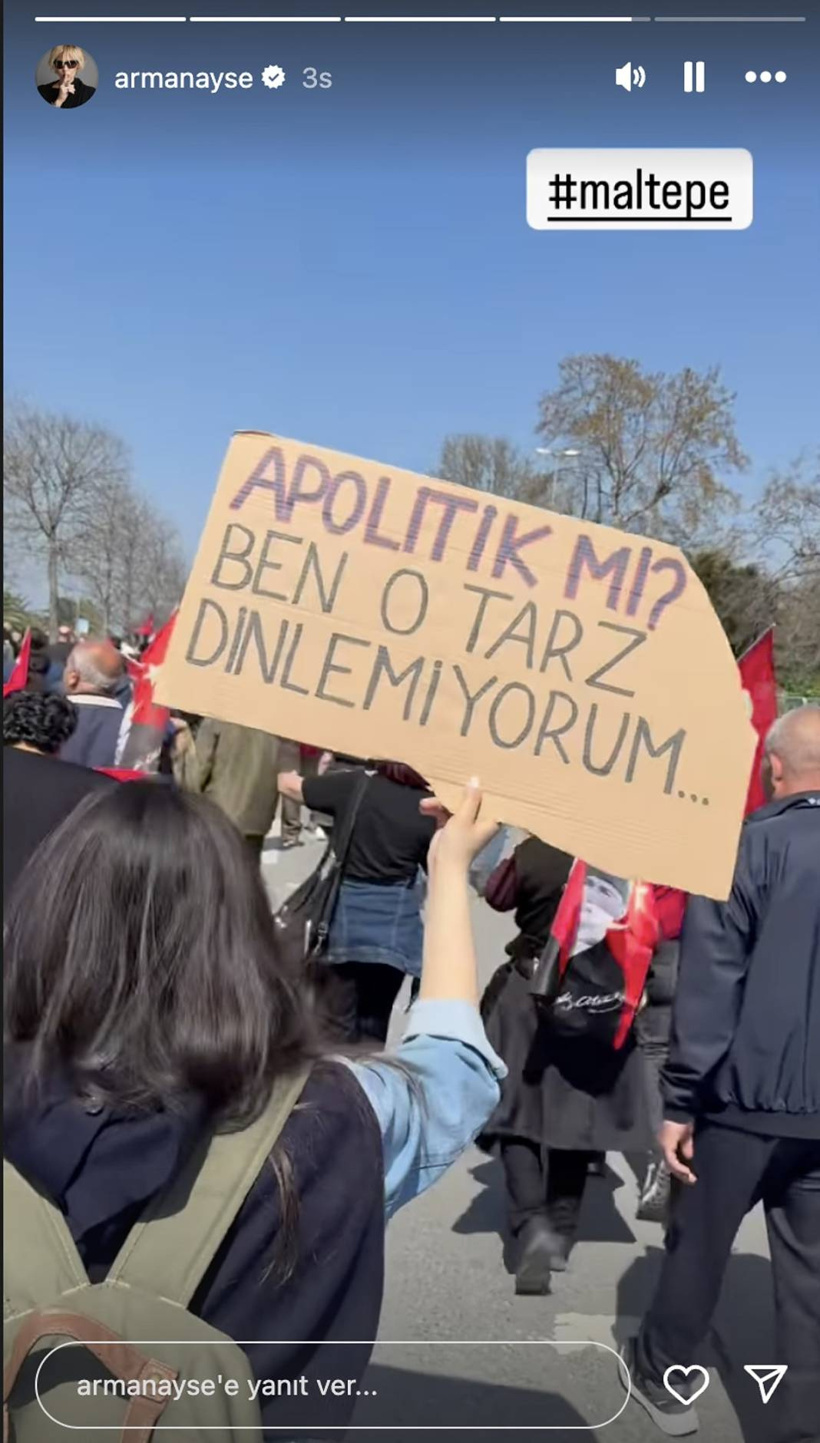İstanbul'daki dev mitingde ünlüler de yer aldı: Sosyal medyada destek paylaşımları yağdı - Fotoğraf: 23